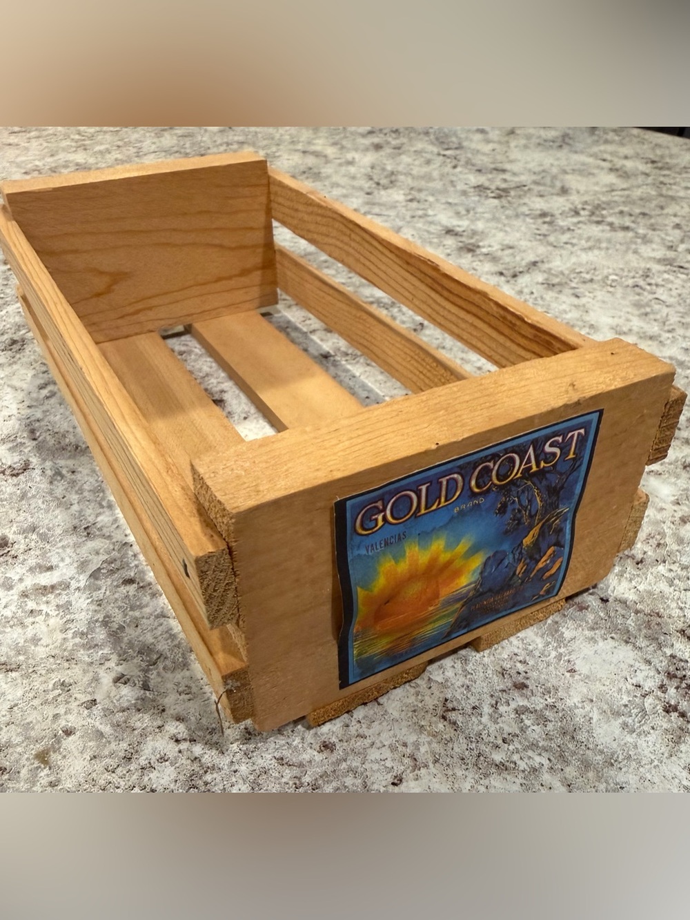 Vtg Napa Valley Box Company Wood Media Storage Crate